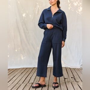 MATE the Label Organic Fleece Wide Leg Pants
